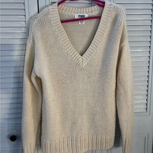 V neck Pink sweater